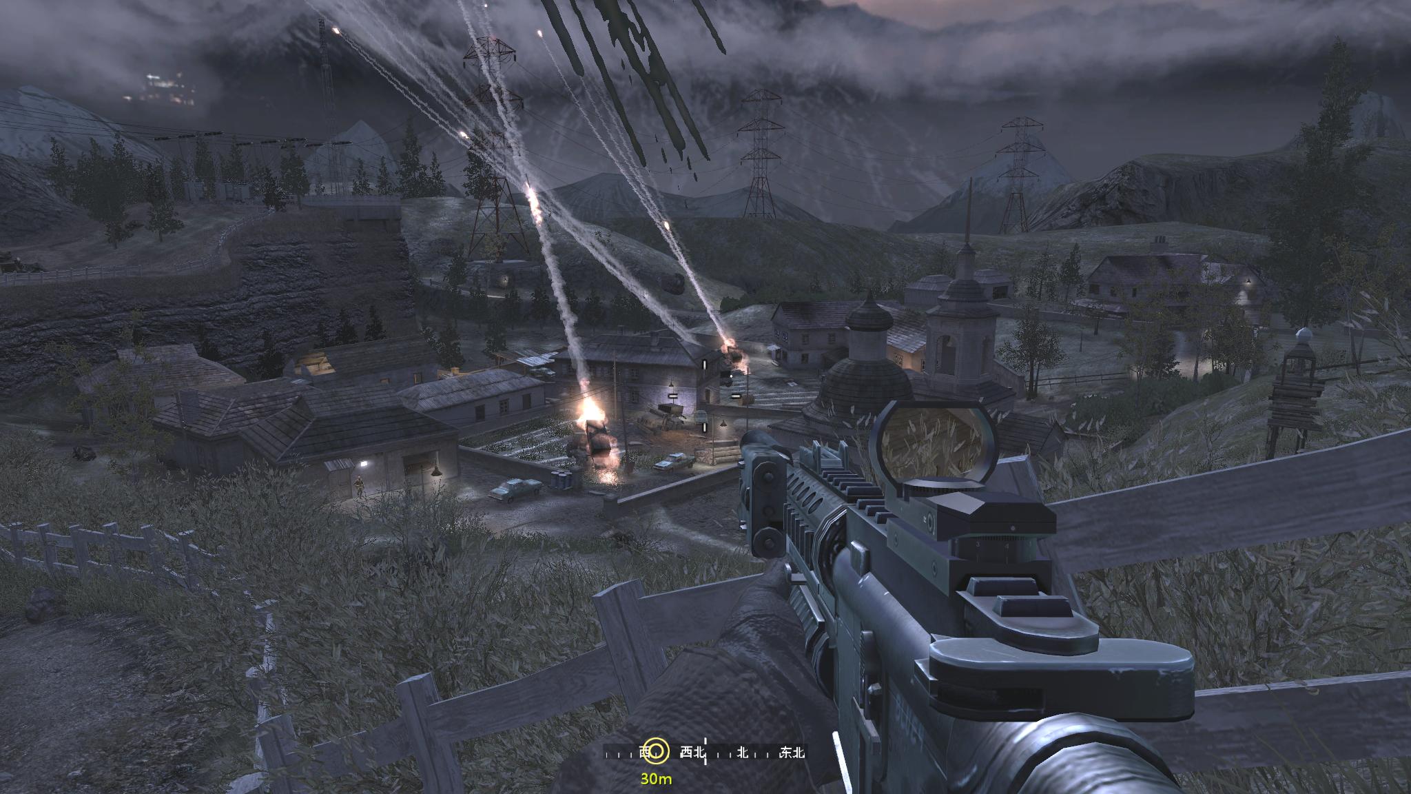 使命召唤4双狙往事最后怎么守