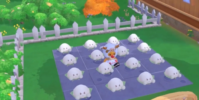 摩尔庄园怎么放置栅栏