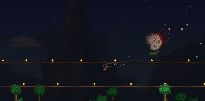 泰拉瑞亚可凝的眼球怎么打