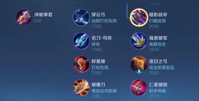 王者荣耀李信出装怎么搭配