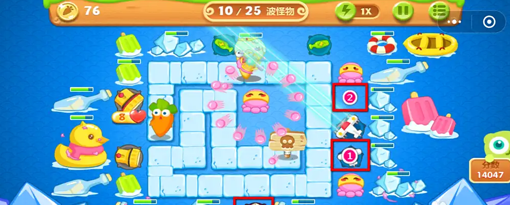 保卫萝卜迅玩47关怎么玩 保卫萝卜迅玩47关怎么玩