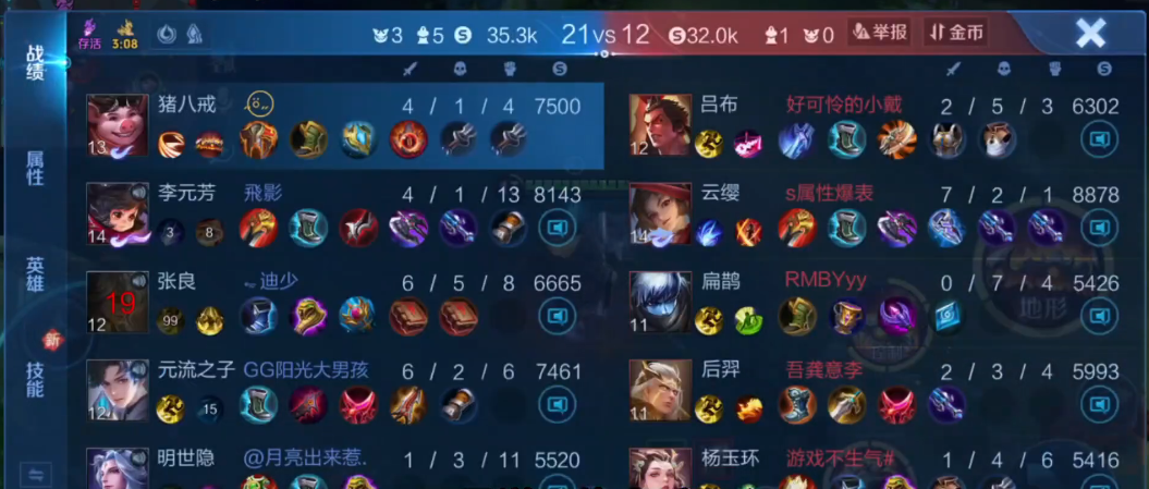 王者荣耀八戒边路出装和铭文怎么出