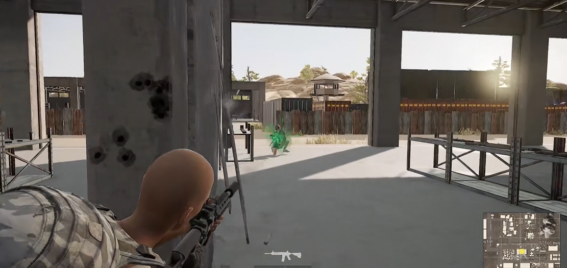 绝地求生如何打移动的敌人