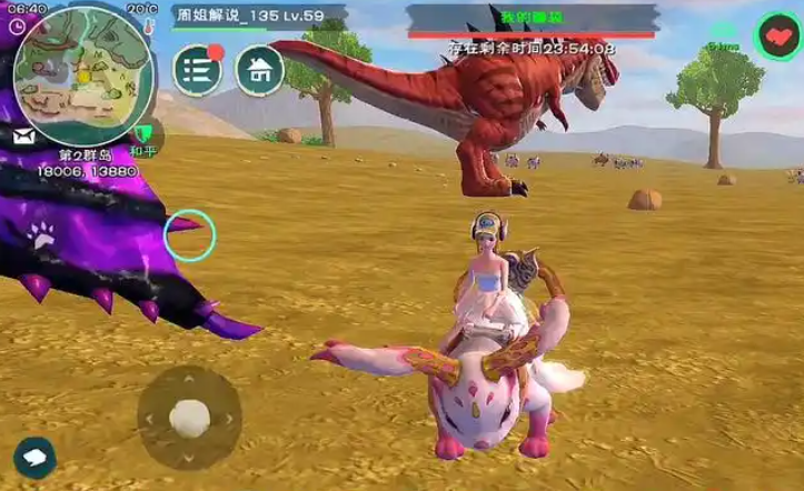 创造与魔法抓霸王龙时为什么会回血