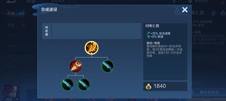 王者荣耀射手电刀怎么出装铭文