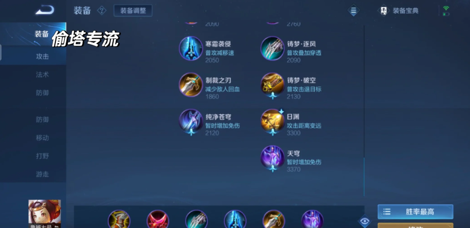 王者荣耀鲁班肉装怎么出装