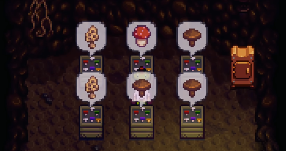 星露谷物语西边山洞选什么