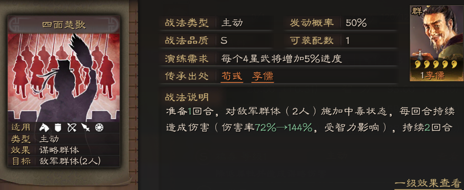 三国志战略版程昱四面楚歌加什么