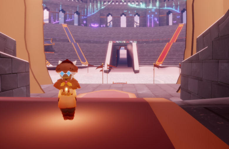 光遇无翼如何跑霞谷