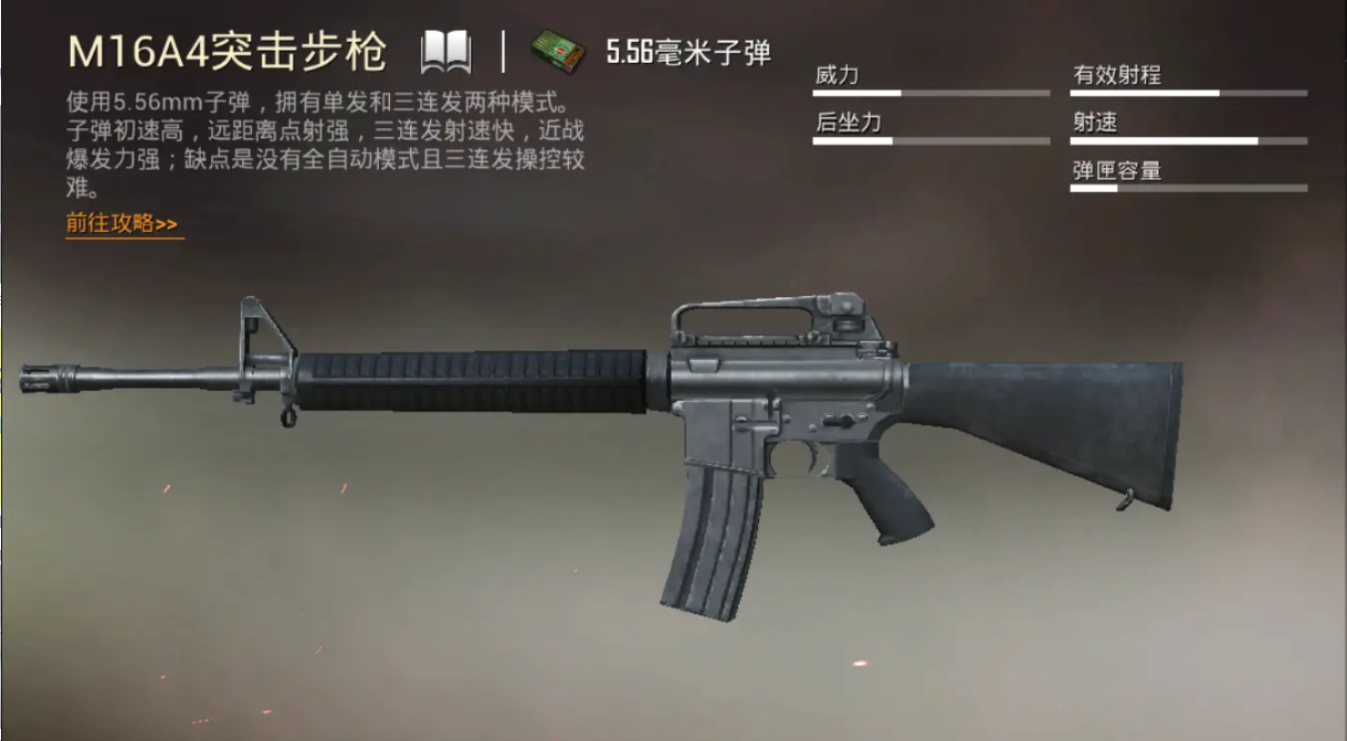 绝地求生m16a4配什么枪好