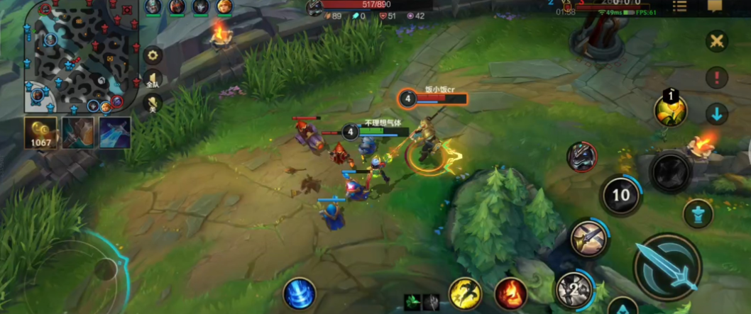 英雄联盟手游教学坦克走哪个路 英雄联盟手游教学坦克走哪个路