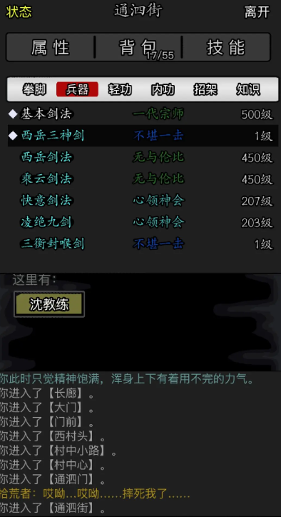 放置江湖武当用什么剑法