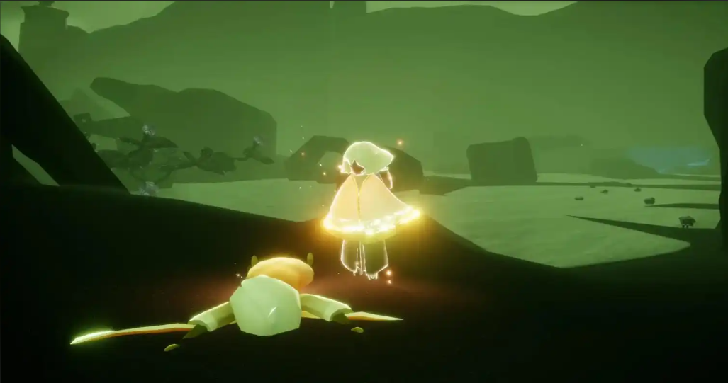 光遇如何解锁倒地的动作