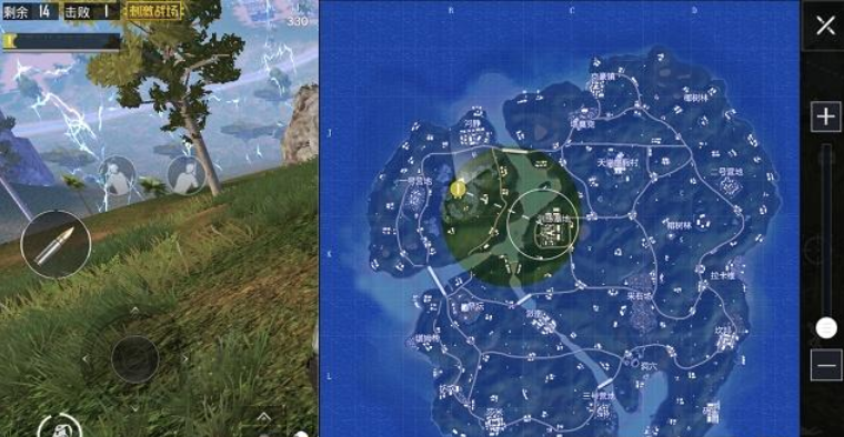 绝地求生手游如何预判缩圈位置