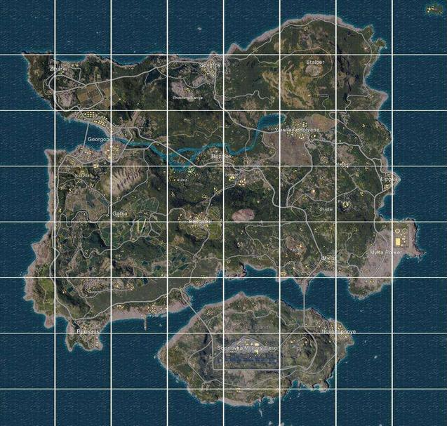 绝地求生排位有哪些地图