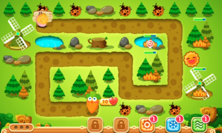 保卫萝卜二19关怎么过