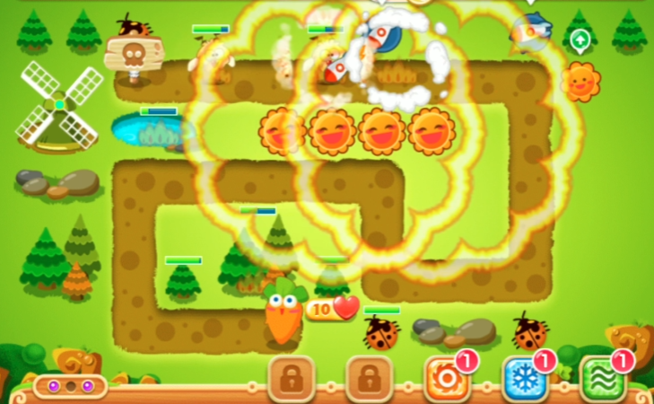 保卫萝卜二19关怎么过