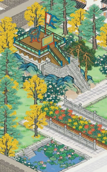 江南百景图观星台放哪儿