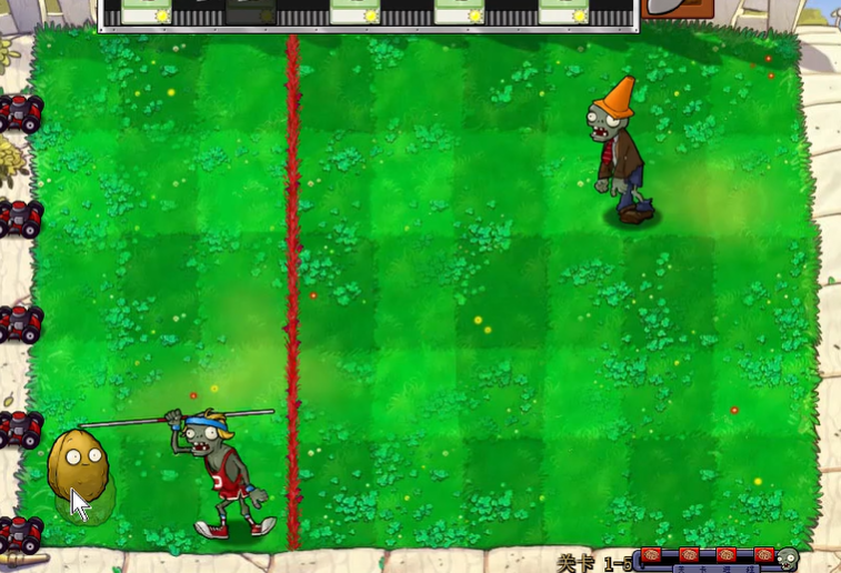 植物大战僵尸95版保龄球怎么过