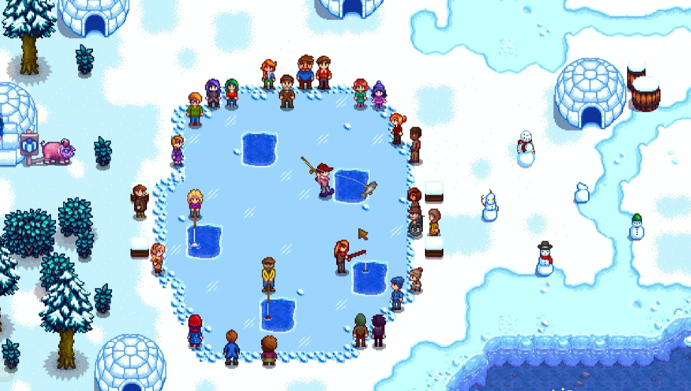 星露谷物语冬天可以干什么