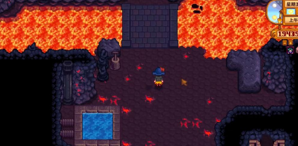 星露谷物语姜岛火山怎么过