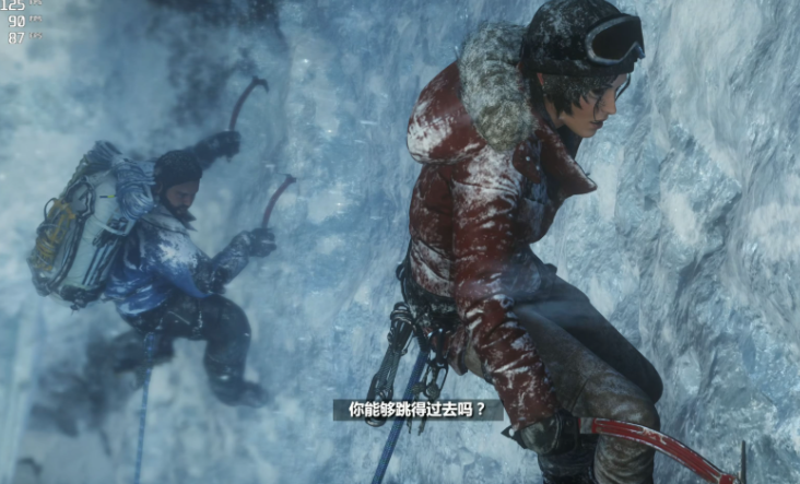 古墓丽影崛起怎么攀爬冰壁