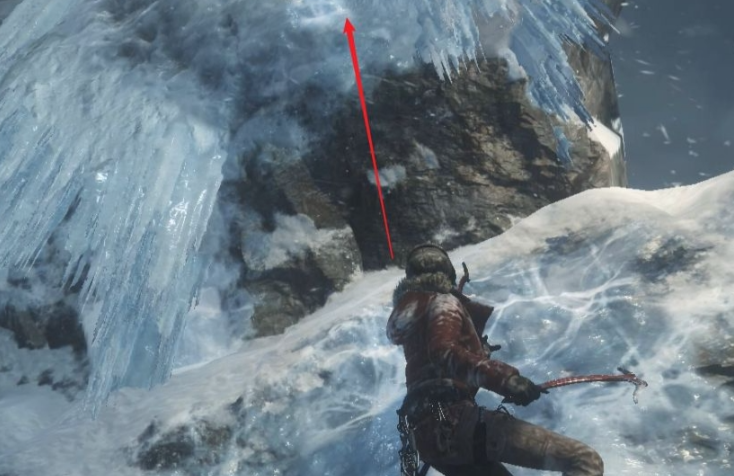 古墓丽影崛起怎么攀爬冰壁