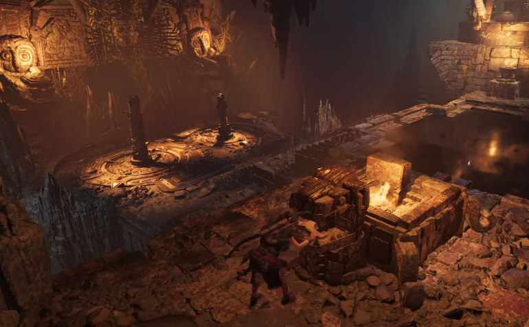 古墓丽影怎么脱离转盘