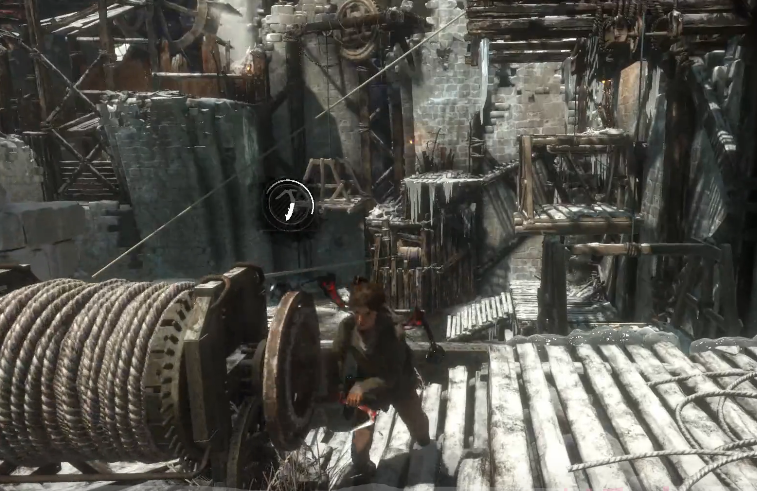 古墓丽影崛起邪恶溪谷怎么过