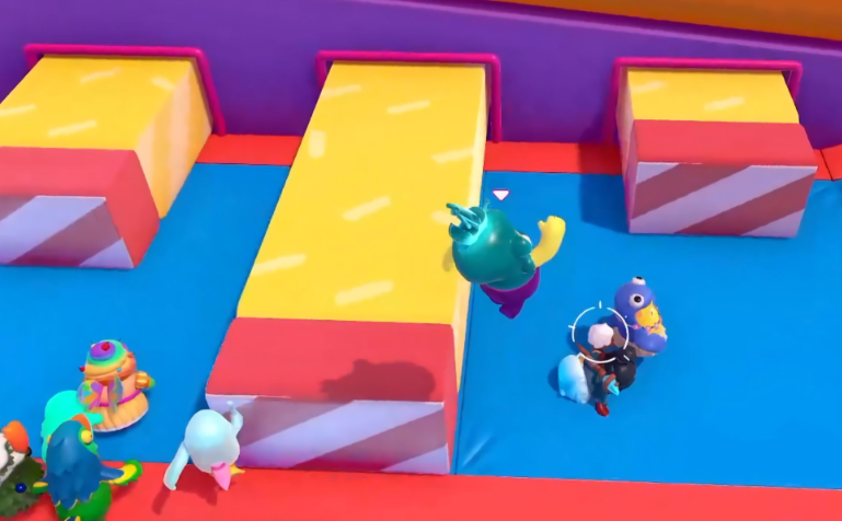 糖豆人水涨爬高怎么过