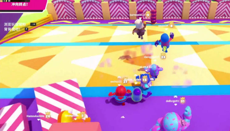 糖豆人闯门冲关怎么玩