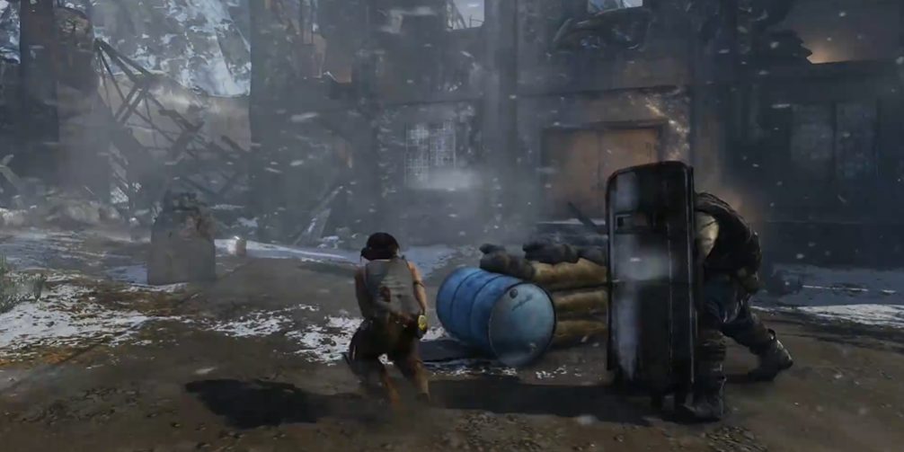 古墓丽影盾牌兵怎么打