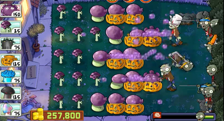 植物大战僵尸坚不可摧黑夜怎么过